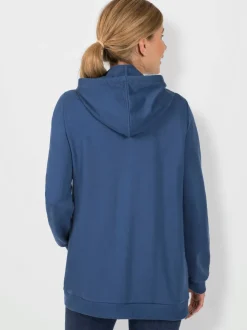 Veste sweat confortable avec capuche et deux poches