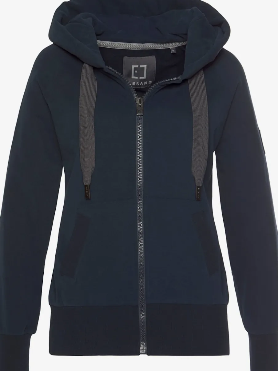 Veste sweat décontractée avec grande capuche et poches