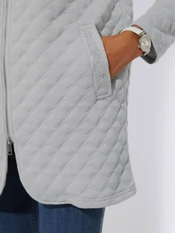 Veste sweat moderne avec capuche et poches brillantes