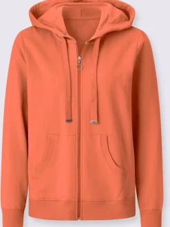 Veste sweat pur coton