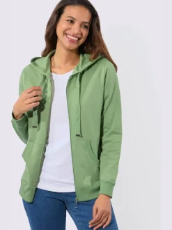 Veste sweat pur coton