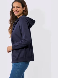 Veste sweat pur coton