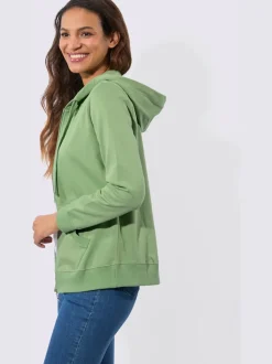 Veste sweat pur coton