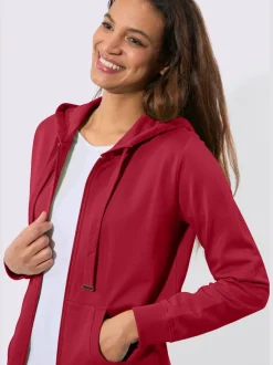 Veste sweat pur coton