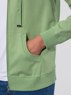 Veste sweat pur coton