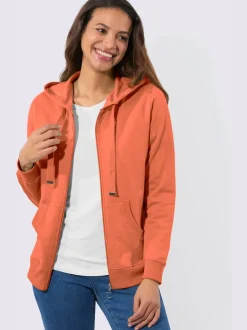 Veste sweat pur coton