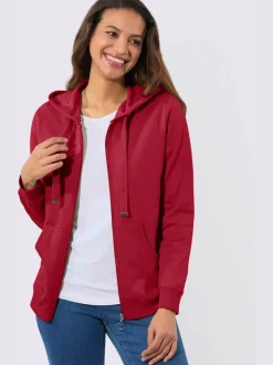 Veste sweat pur coton