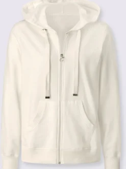 Veste sweat pur coton