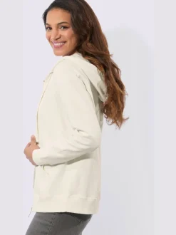 Veste sweat pur coton