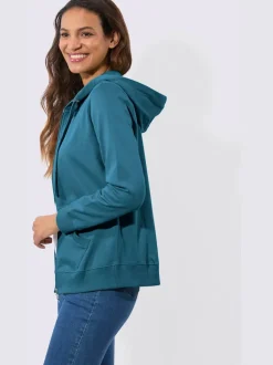 Veste sweat pur coton