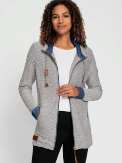 Veste sweat sportive avec capuche et poches pratiques