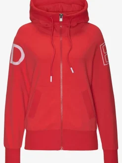 Veste sweat toute douce avec grande capuche et cordon