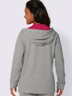 Veste zippée avec capuche et poches kangourou
